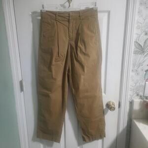 Free People High-Waisted Khaki Pants Size 2